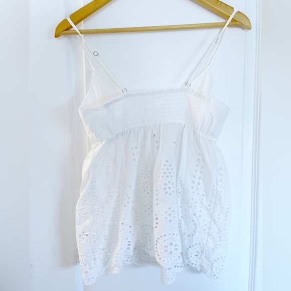 Lulus Brier White Eyelet Lace Tank Top - Picture 7 of 9